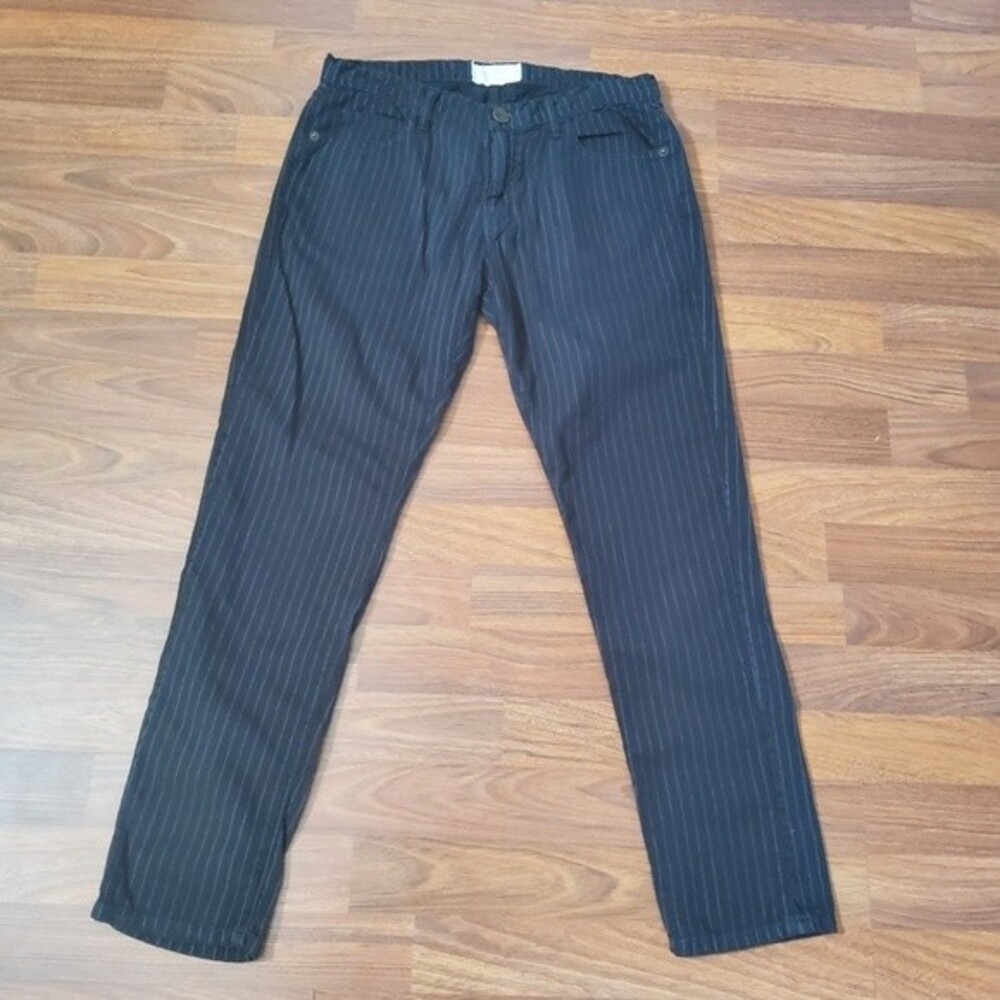 Current/Elliott Striped Pants Black S New